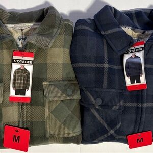 2pk Voyager Plaid Button-Up Jackets